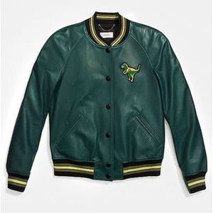 Coach Leather Jacket Originally $895 as seen in Harpers Bazaar- Size 2